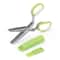 Herb Scissors & Stainless Steel Scallion Cutter for Fast Kitchen Prep