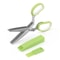 Herb Scissors & Stainless Steel Scallion Cutter for Fast Kitchen Prep