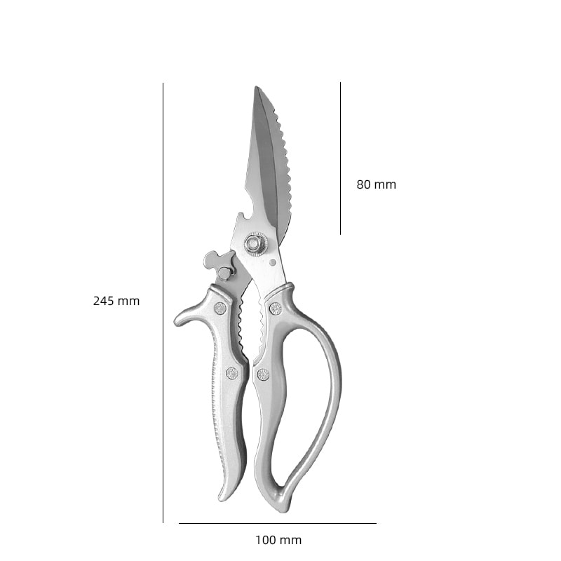 Heavy Duty Poultry Bone Cutting Kitchen Shears Multi Function Kitchen Scissors With Bottle Opener 1
