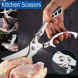 premium heavy duty poultry shears & kitchen scissors stainless steel bone cutting kitchen shears