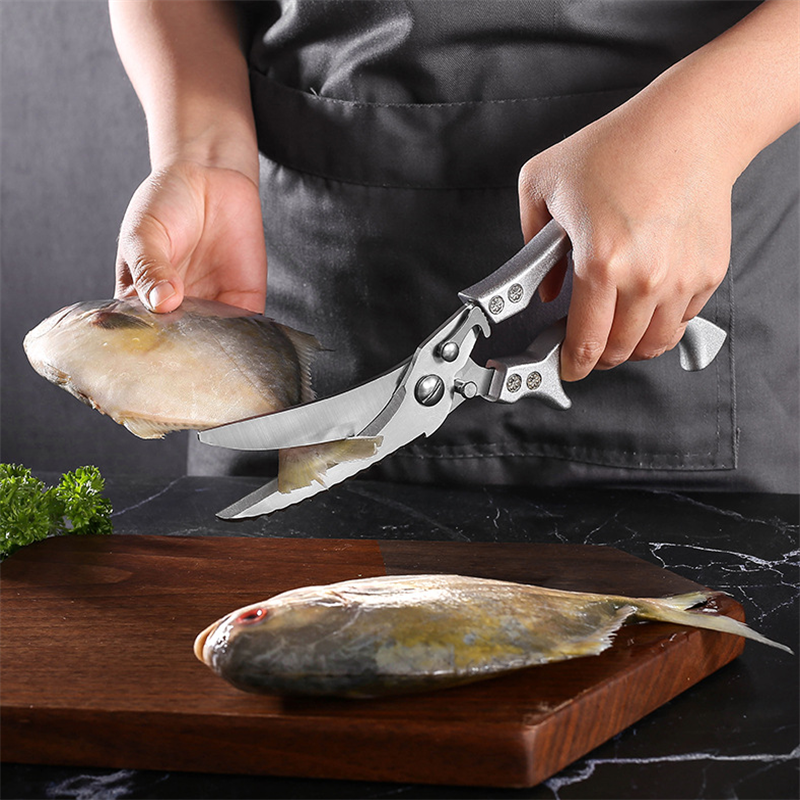 Premium Heavy Duty Poultry Shears Kitchen Scissors Stainless Steel Bone Cutting Kitchen Shears 3