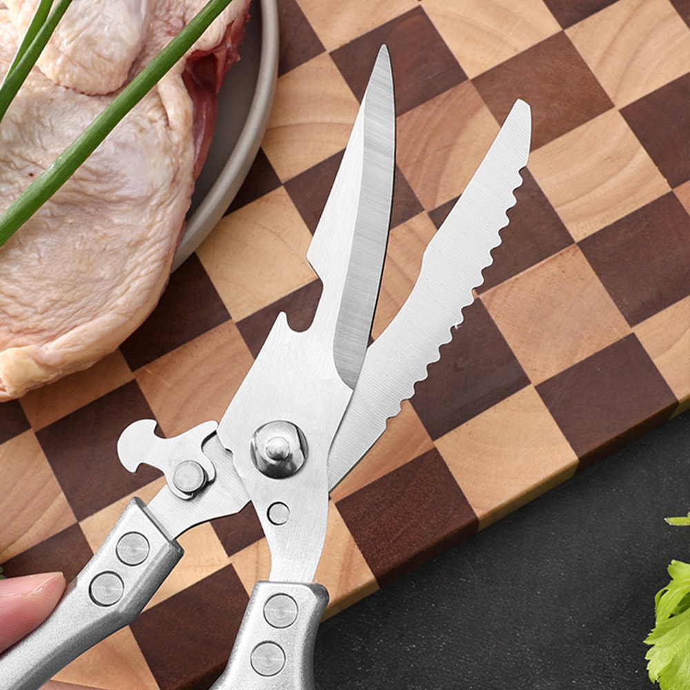 Premium Heavy Duty Kitchen Shears Poultry Shears Multi Use Meat Scissors With Bottle Opener 1