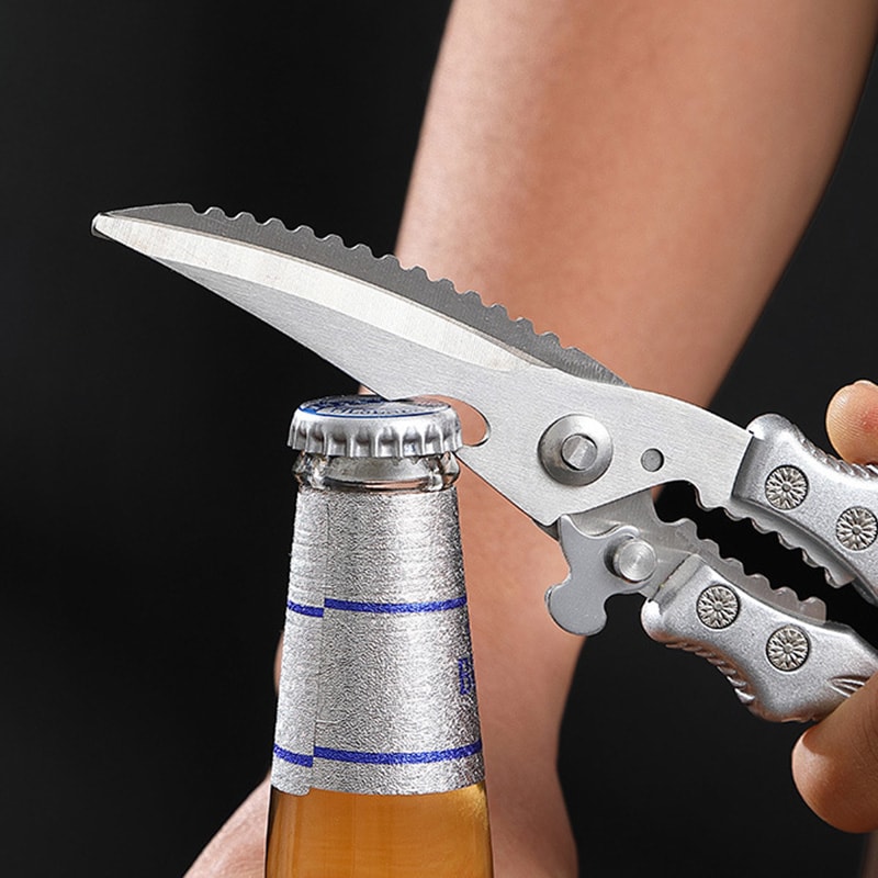 Premium Heavy Duty Kitchen Shears Poultry Shears Multi Use Meat Scissors With Bottle Opener 2