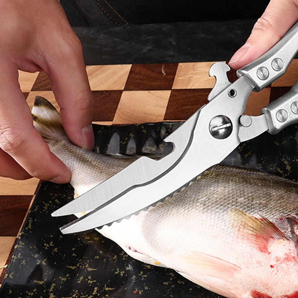 Premium Heavy Duty Kitchen Shears Poultry Shears Multi Use Meat Scissors With Bottle Opener 3