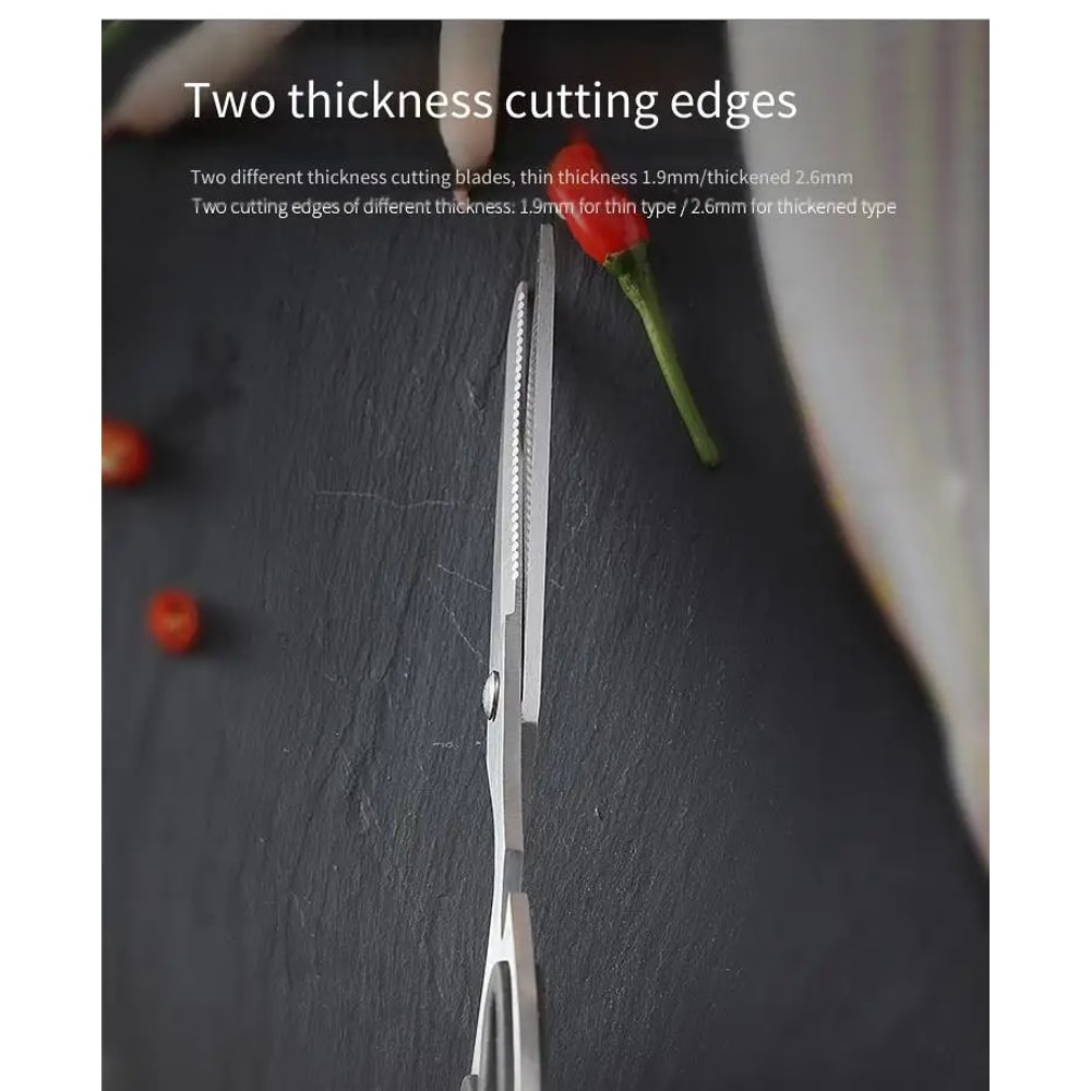 Stainless Steel Multifunction Kitchen Scissors Heavy Duty kitchen scissors with multifunction kitchen shears Design