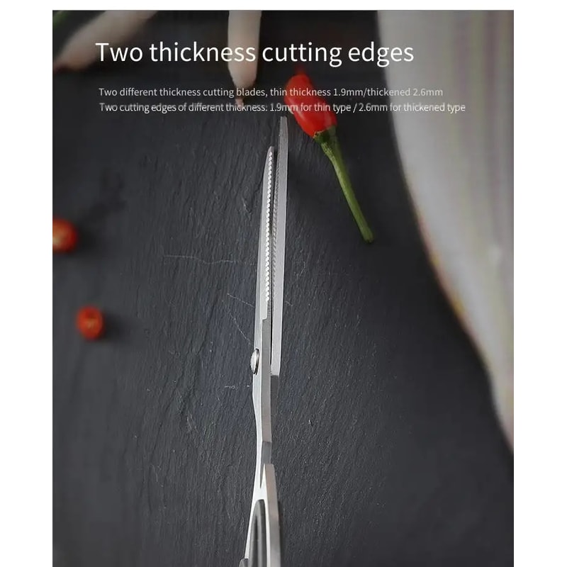 Stainless Steel Multifunction Kitchen Scissors Heavy Duty kitchen scissors with multifunction kitchen shears Design