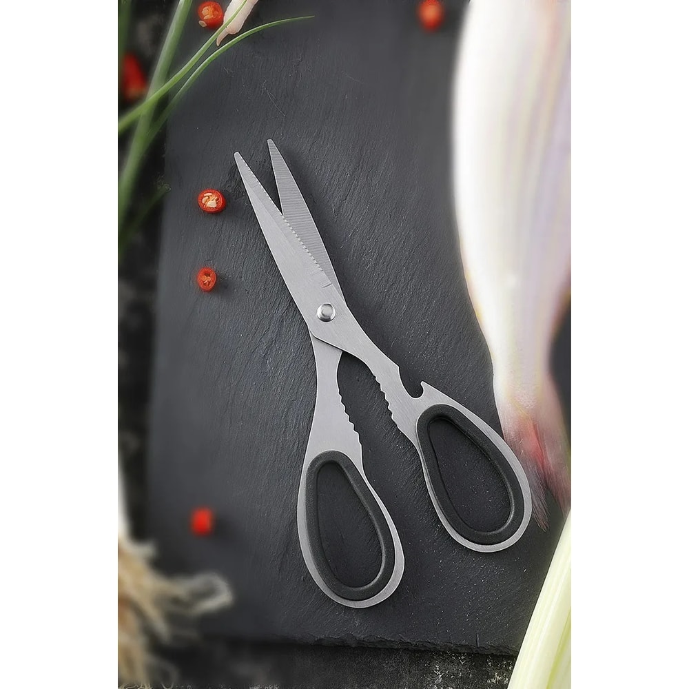 Stainless Steel Multifunction Kitchen Scissors Heavy Duty kitchen scissors with multifunction kitchen shears Design