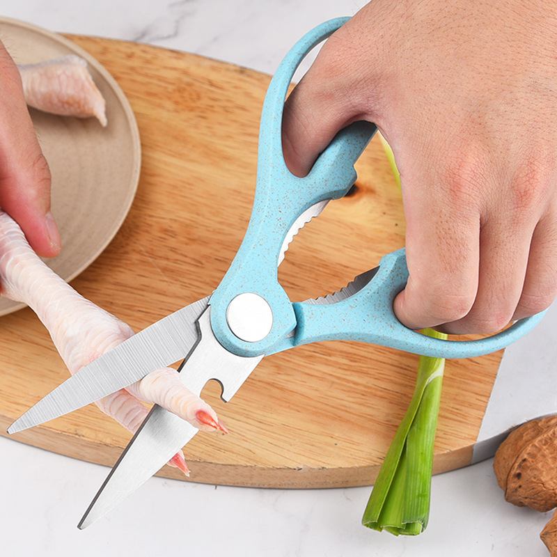 Premium Stainless Steel Heavy Duty Kitchen Scissors Multifunctional BBQ Shears 4