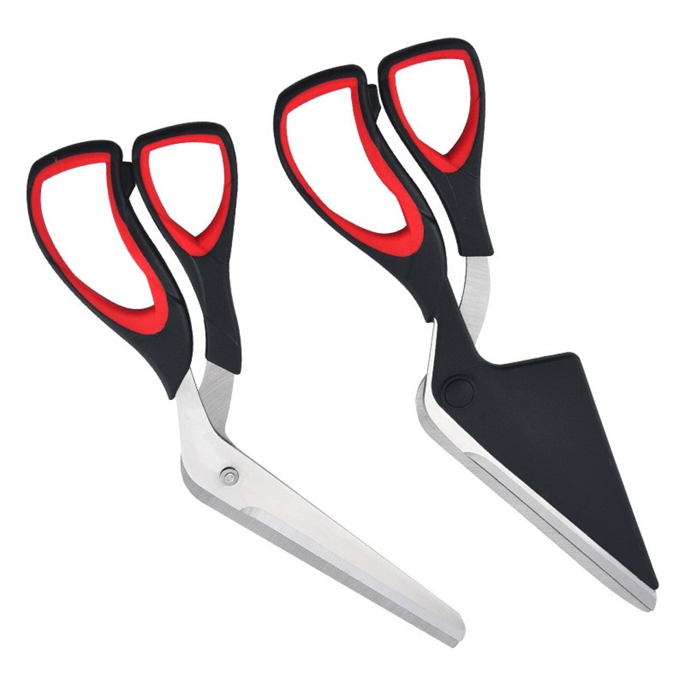 Ergonomic Pizza Scissors with Detachable Stainless Steel Blade, Easy Cut Kitchen Shears