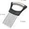 Stainless Steel Onion Slicer Holder and Vegetable Cutter Meat Tenderizer for Onion Potato Tomato Lemon Prep