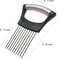 Stainless Steel Onion Slicer Holder and Vegetable Cutter Meat Tenderizer for Onion Potato Tomato Lemon Prep