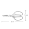 Premium Heavy Duty Stainless Steel Kitchen Scissors Ergonomic Chicken Bone Shears For Effortless Cu 4