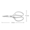 Premium Heavy Duty Stainless Steel Kitchen Scissors Ergonomic Chicken Bone Shears For Effortless Cu 4