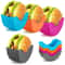 Reusable Silicone Burger Rack & Holder Adjustable burger tool shelf & Kitchen Organizer