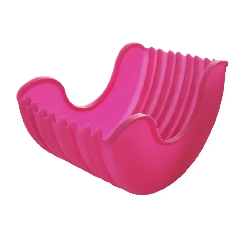 Reusable Silicone Burger Rack & Holder Adjustable burger tool shelf & Kitchen Organizer