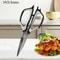 Heavy Duty Stainless Steel Kitchen Shears For Meat Fish Chicken Bones BBQ Prep 3