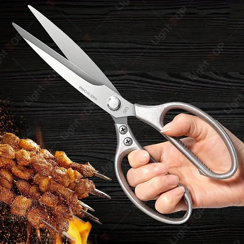 Premium Heavy Duty Extended Kitchen Scissors Stainless Steel Multifunctional Kitchen Shears For Chi 2