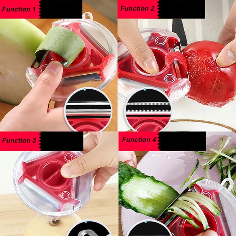 Premium Stainless Steel Vegetable Peeler & Fruit Peeler Multifunction Kitchen Tool
