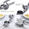Premium Stainless Garlic Press & Crusher Ergonomic Easy Clean Garlic Tool