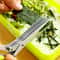 Premium Stainless Kitchen Herb & Vegetable Scissors Effortless Cutting Tool