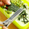 Premium Stainless Kitchen Herb & Vegetable Scissors Effortless Cutting Tool
