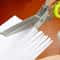 Premium Stainless Kitchen Herb & Vegetable Scissors Effortless Cutting Tool