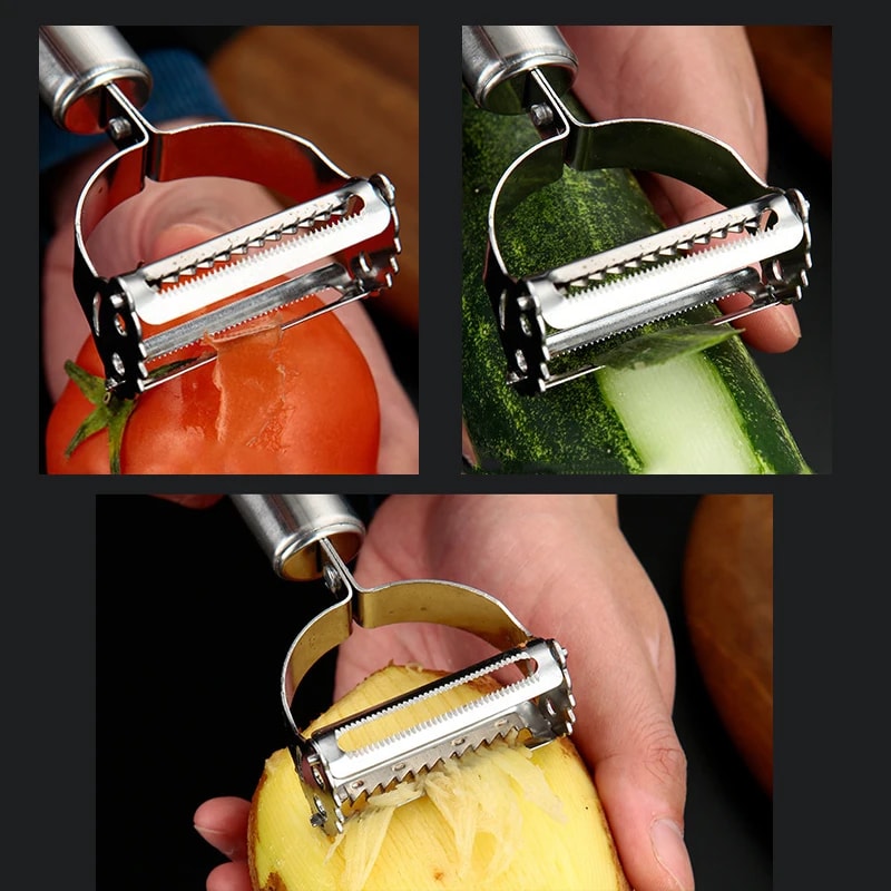 Premium Multifunction Stainless Steel Vegetable Peeler & Julienne Cutter Effortless Kitchen Prep