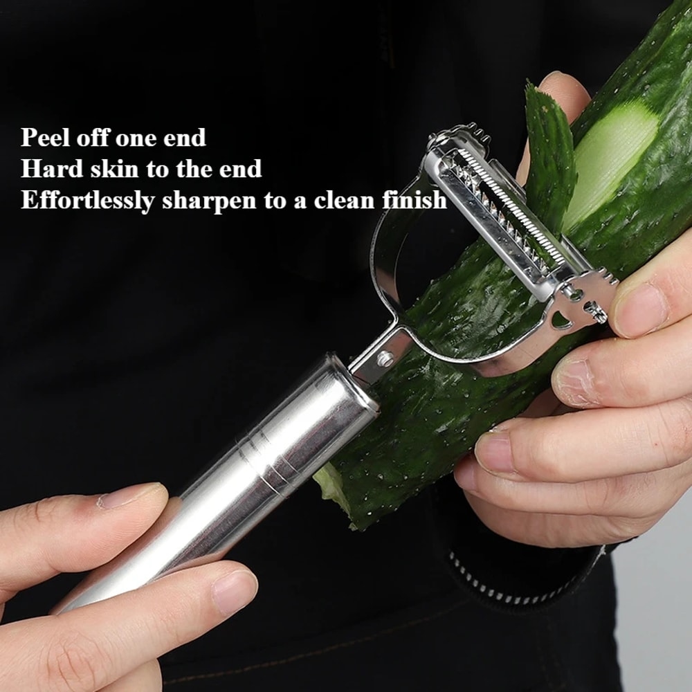Premium Multifunction Stainless Steel Vegetable Peeler & Julienne Cutter Effortless Kitchen Prep