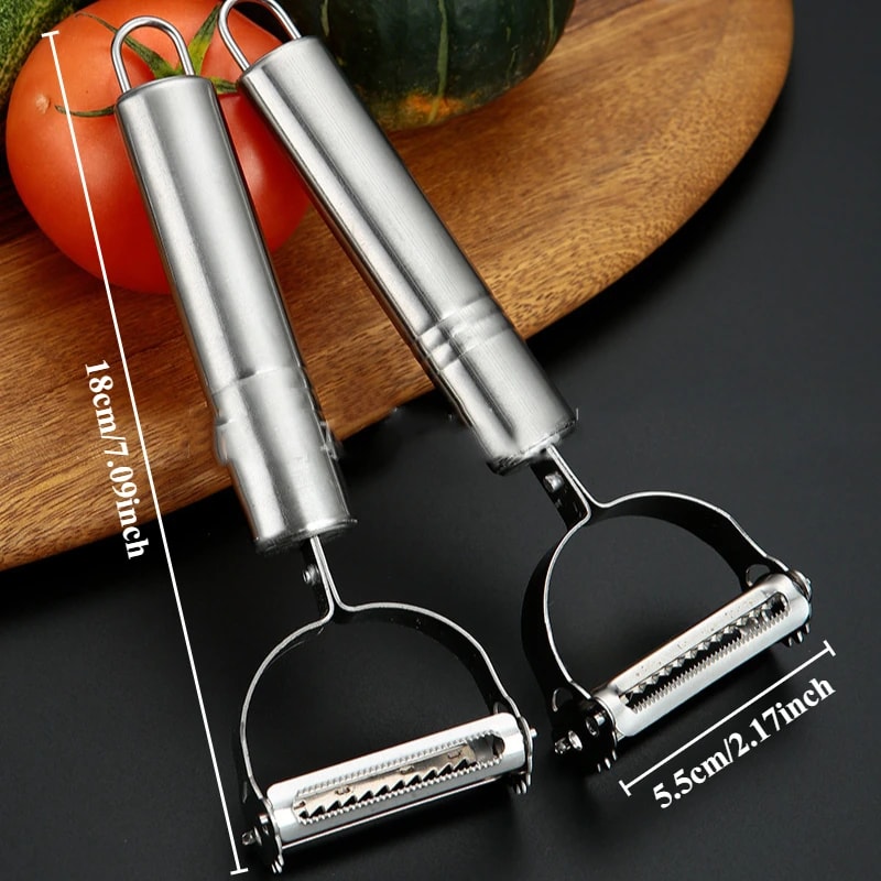 Premium Multifunction Stainless Steel Vegetable Peeler & Julienne Cutter Effortless Kitchen Prep