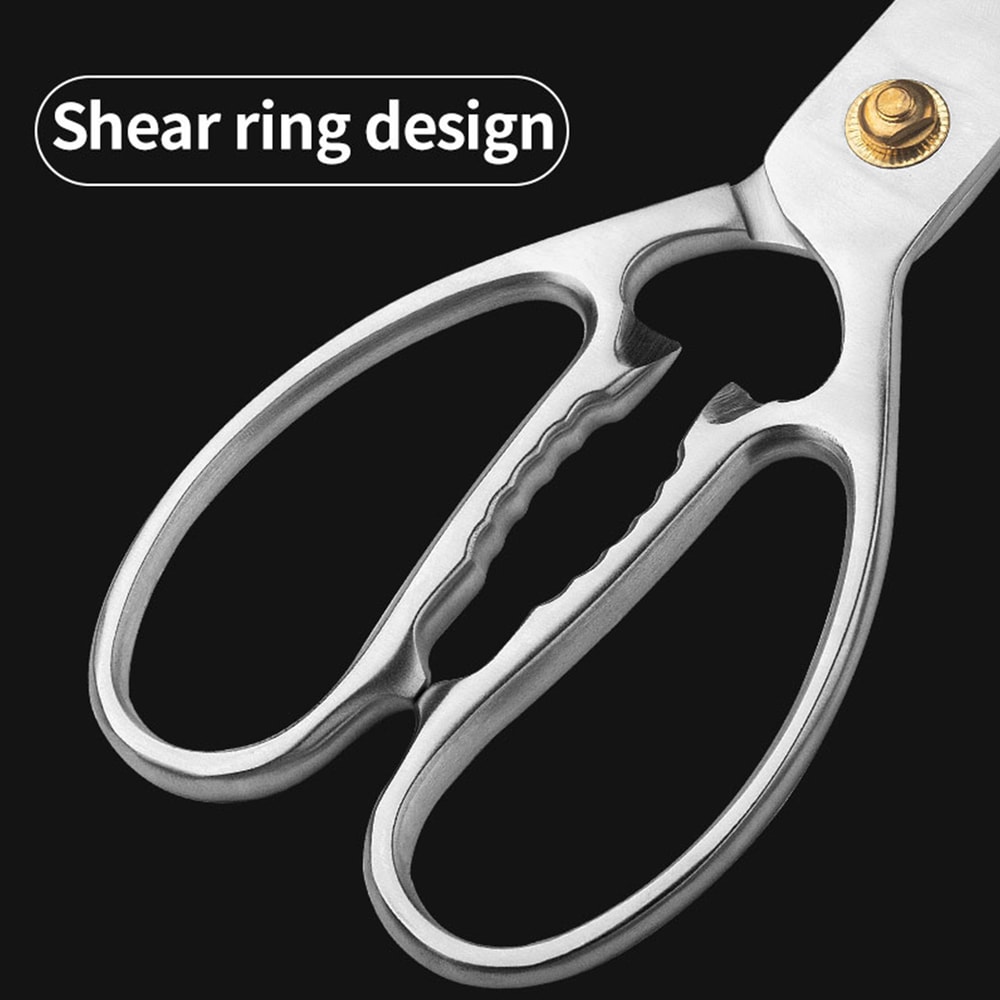 Heavy Duty Kitchen Shears Premium Stainless Steel Bone Cutting & Multi Purpose Food Prep Scissors