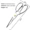 Heavy Duty Kitchen Shears Premium Stainless Steel Bone Cutting & Multi Purpose Food Prep Scissors