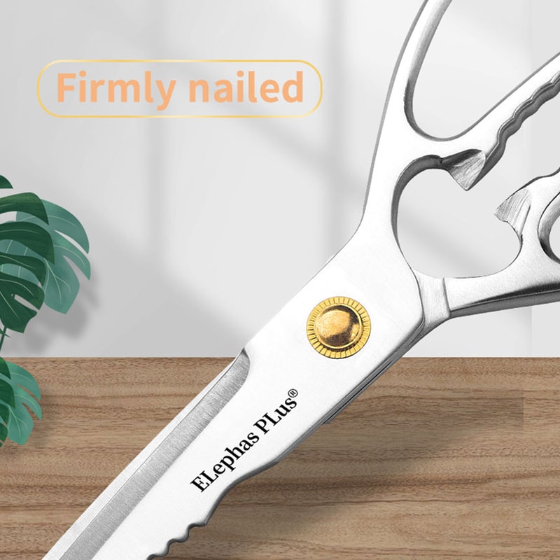 Heavy Duty Kitchen Shears Premium Stainless Steel Bone Cutting & Multi Purpose Food Prep Scissors