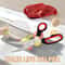 Durable Stainless Steel Kitchen Shears & Poultry Scissors Heavy Duty Food Prep Scissors for Fish, Meat & BBQ