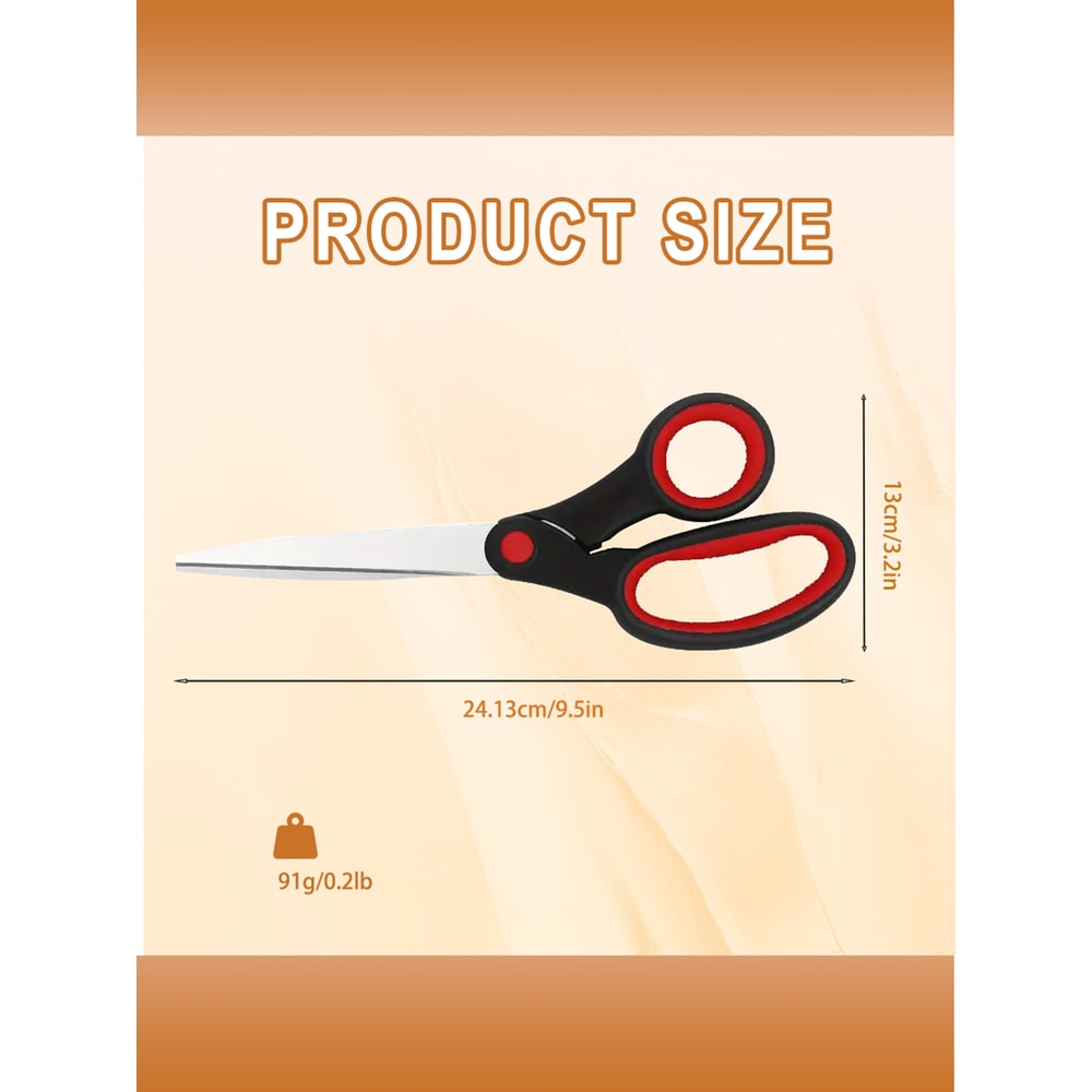 Durable Stainless Steel Kitchen Shears & Poultry Scissors Heavy Duty Food Prep Scissors for Fish, Meat & BBQ