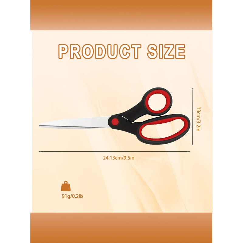 Durable Stainless Steel Kitchen Shears & Poultry Scissors Heavy Duty Food Prep Scissors for Fish, Meat & BBQ