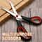 Durable Stainless Steel Kitchen Shears & Poultry Scissors Heavy Duty Food Prep Scissors for Fish, Meat & BBQ
