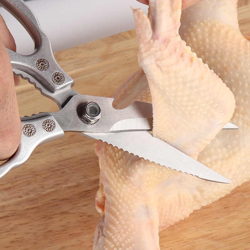 Premium Multifunctional Japanese Stainless Steel Kitchen Scissors Heavy Duty Meat Fish Vegetable S 0