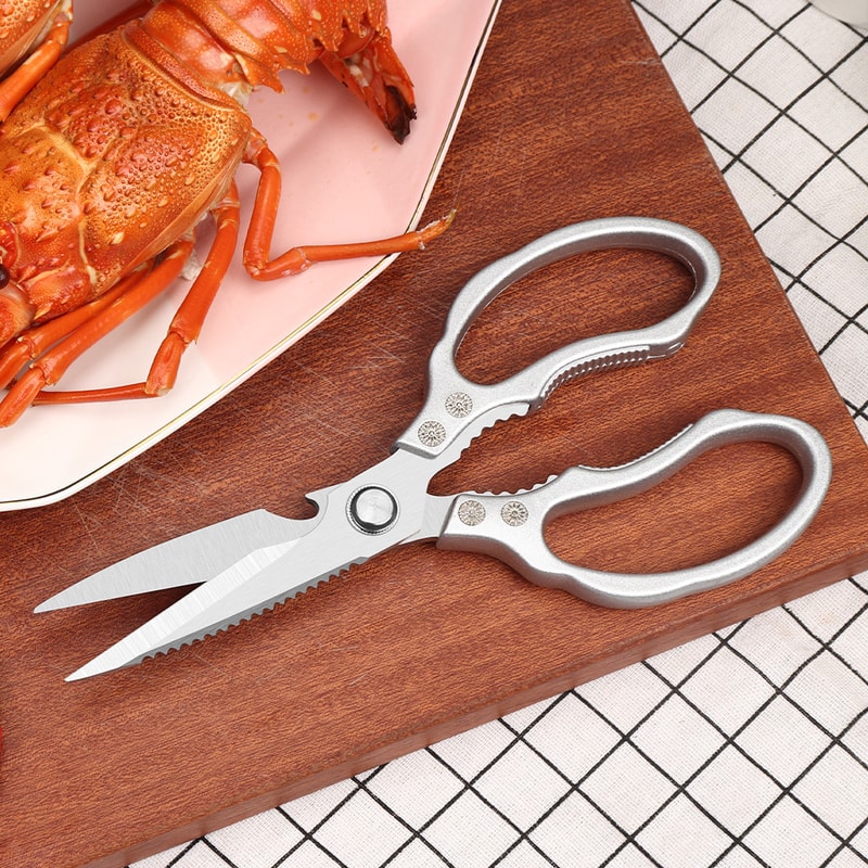 Premium Multifunctional Japanese Stainless Steel Kitchen Scissors Heavy Duty Meat Fish Vegetable S 1