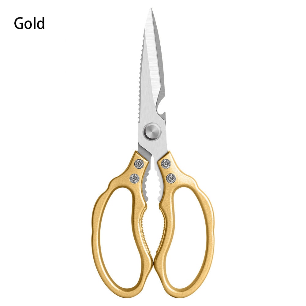 Premium Multifunctional Japanese Stainless Steel Kitchen Scissors Heavy Duty Meat Fish Vegetable S 7