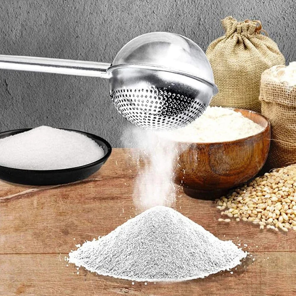 Powdered Sugar Shaker & Flour Sifter | Precision Cake Decorating Tool & Spice Shaker Baking Accessory