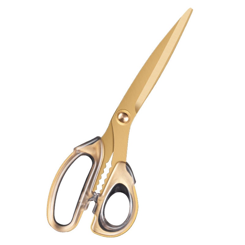 Premium Stainless Steel BBQ Shears Heavy Duty Butcher Scissors & Outdoor Cooking Grill Tool