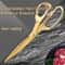 Premium Stainless Steel BBQ Shears Heavy Duty Butcher Scissors & Outdoor Cooking Grill Tool