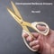 Premium Stainless Steel BBQ Shears Heavy Duty Butcher Scissors & Outdoor Cooking Grill Tool