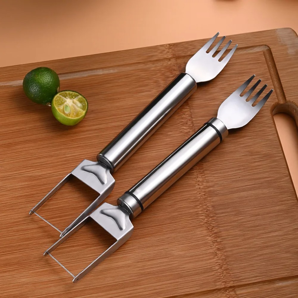 Stainless Steel Watermelon Windmill Slicer Fruit Cutter Tool Easy Melon Cutting Kitchen Gadget 3