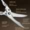Premium Heavy Duty Bone Cutting Kitchen Scissors Multifunction Kitchen Shears Stainless Steel Prec 3