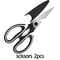 Heavy Duty Stainless Steel Kitchen Scissors With Cover For Chicken Fish And Meat 6