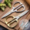 Heavy Duty Stainless Steel Kitchen Shears For Chicken Bones Seafood Everyday Food Prep 1