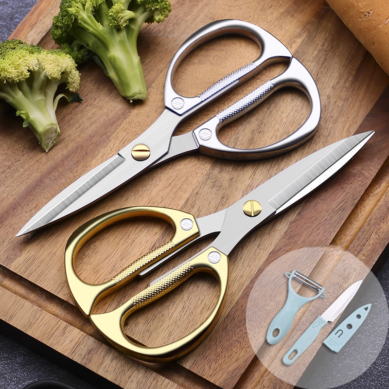 Heavy Duty Stainless Steel Kitchen Shears For Chicken Bones Seafood Everyday Food Prep 1