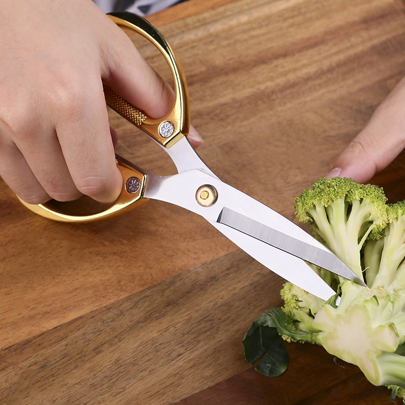 Heavy Duty Stainless Steel Kitchen Shears For Chicken Bones Seafood Everyday Food Prep 3