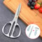 Heavy Duty Stainless Steel Kitchen Shears For Chicken Bones Seafood Everyday Food Prep 7